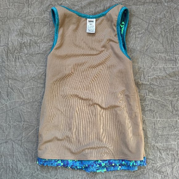 Balera Turquoise Sequin Tank Top - Picture 5 of 7